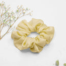 Buttercream Satin Scrunchie