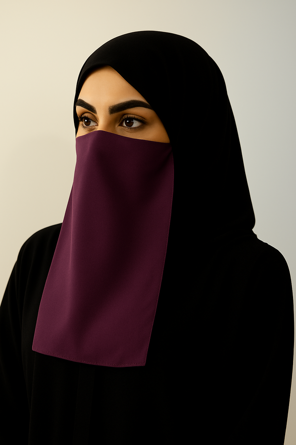 Georgette Dusty Purple