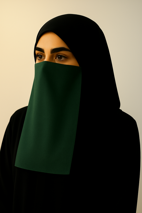 Georgette Dark Green