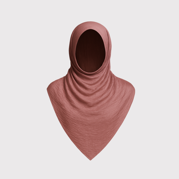 Crinkle Silk Pink Hijaab