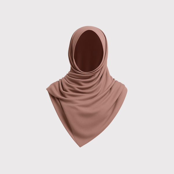 Georgette Light Purple Hijab