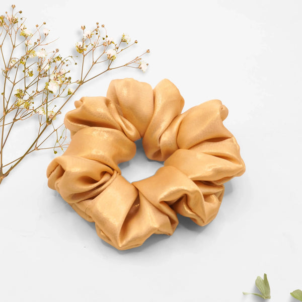 Champagne Gold Shamoze Scrunchie