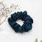 Deep Teal Silk Scrunchie